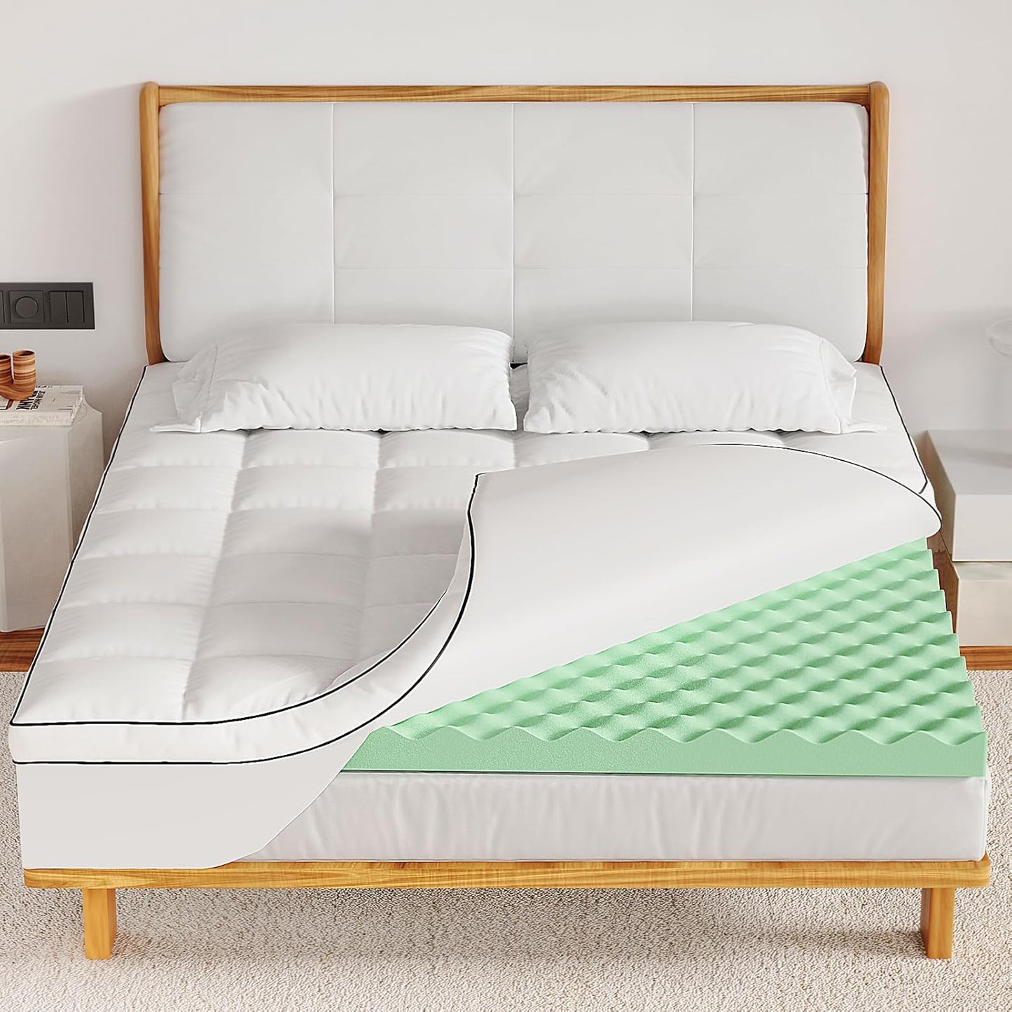 Memory Foam Mattress Topper King for Ultimate Comfort and Support