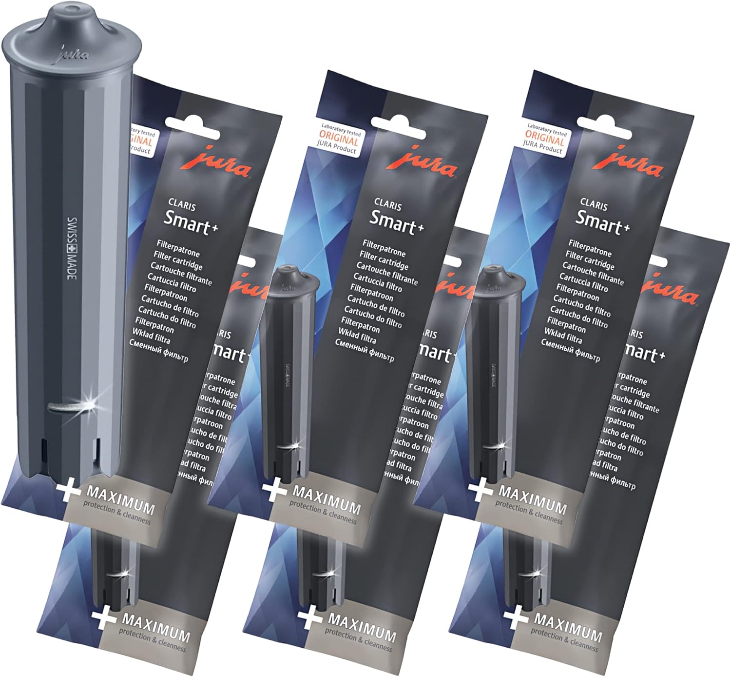 Jura Claris Smart+ Water Filters for Perfect Coffee - Pack of 6