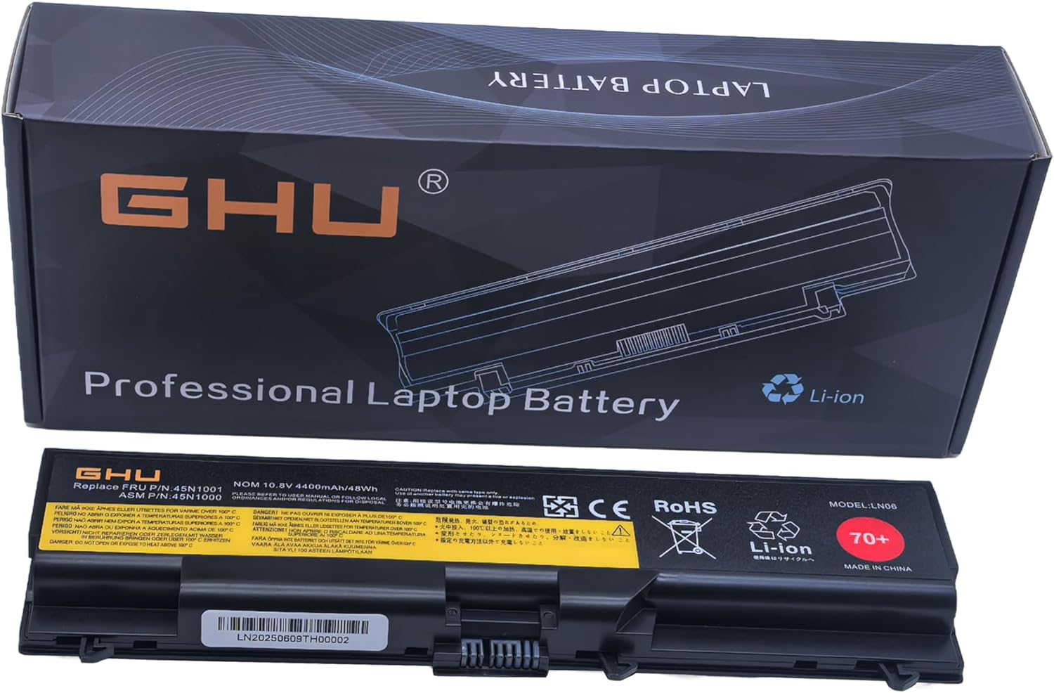 GHU New 48Wh Battery for Lenovo Thinkpad T410 T420 T430 Models