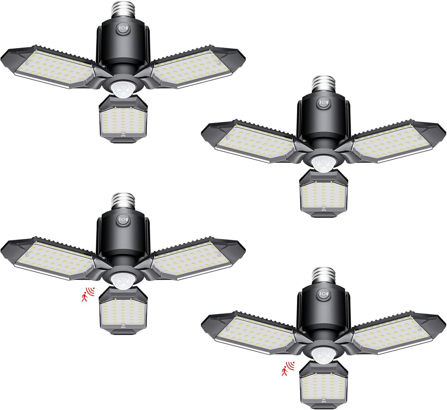 Motion Sensor Garage Light with Dusk to Dawn Feature for Safety