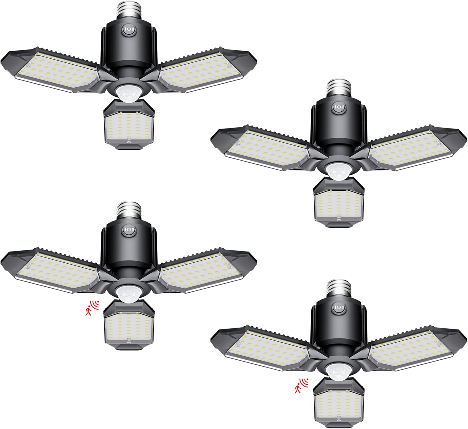 Motion Sensor Garage Light with Dusk to Dawn Feature for Safety