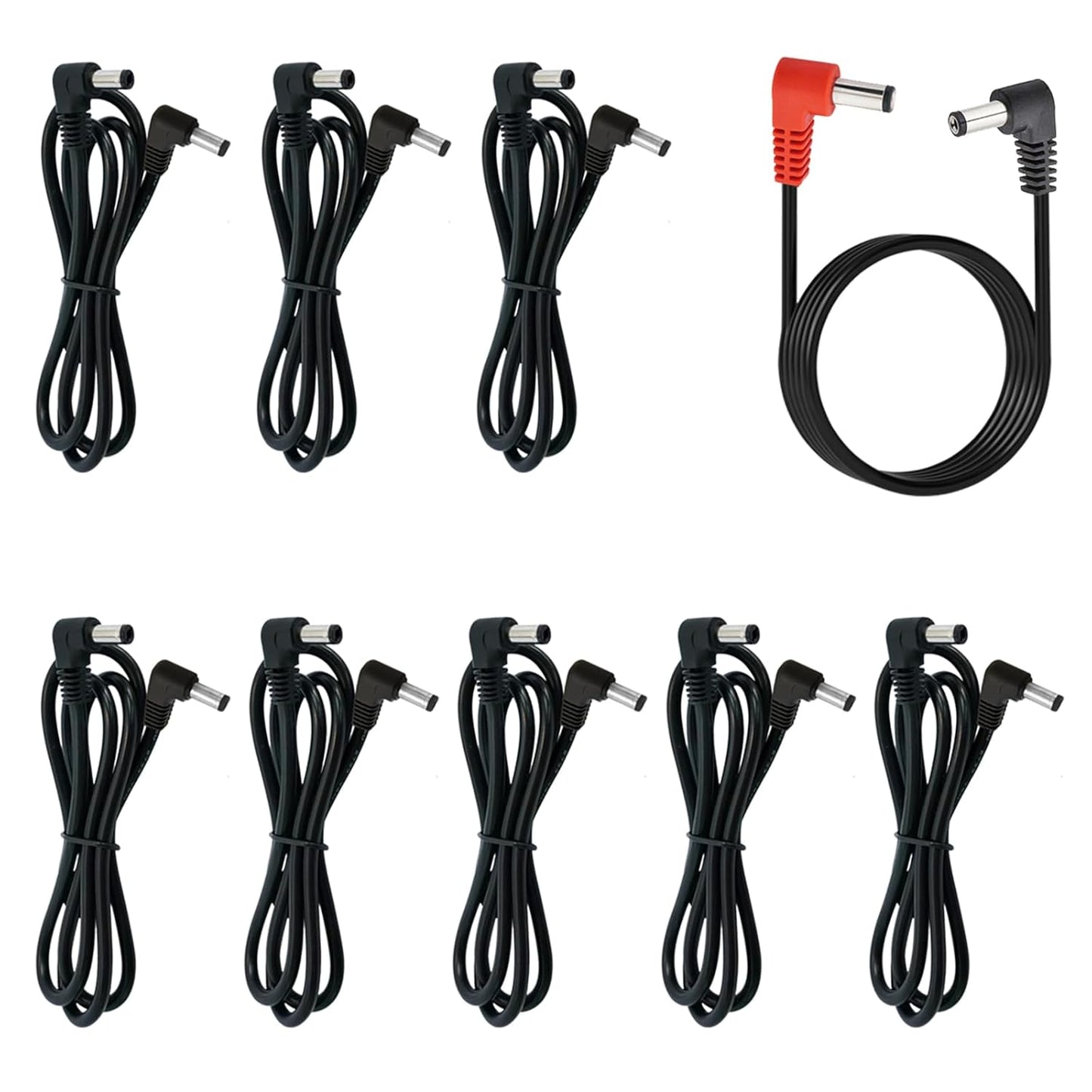 AYCRIT 12 Guitar Pedal Power Cable 9-Pack
