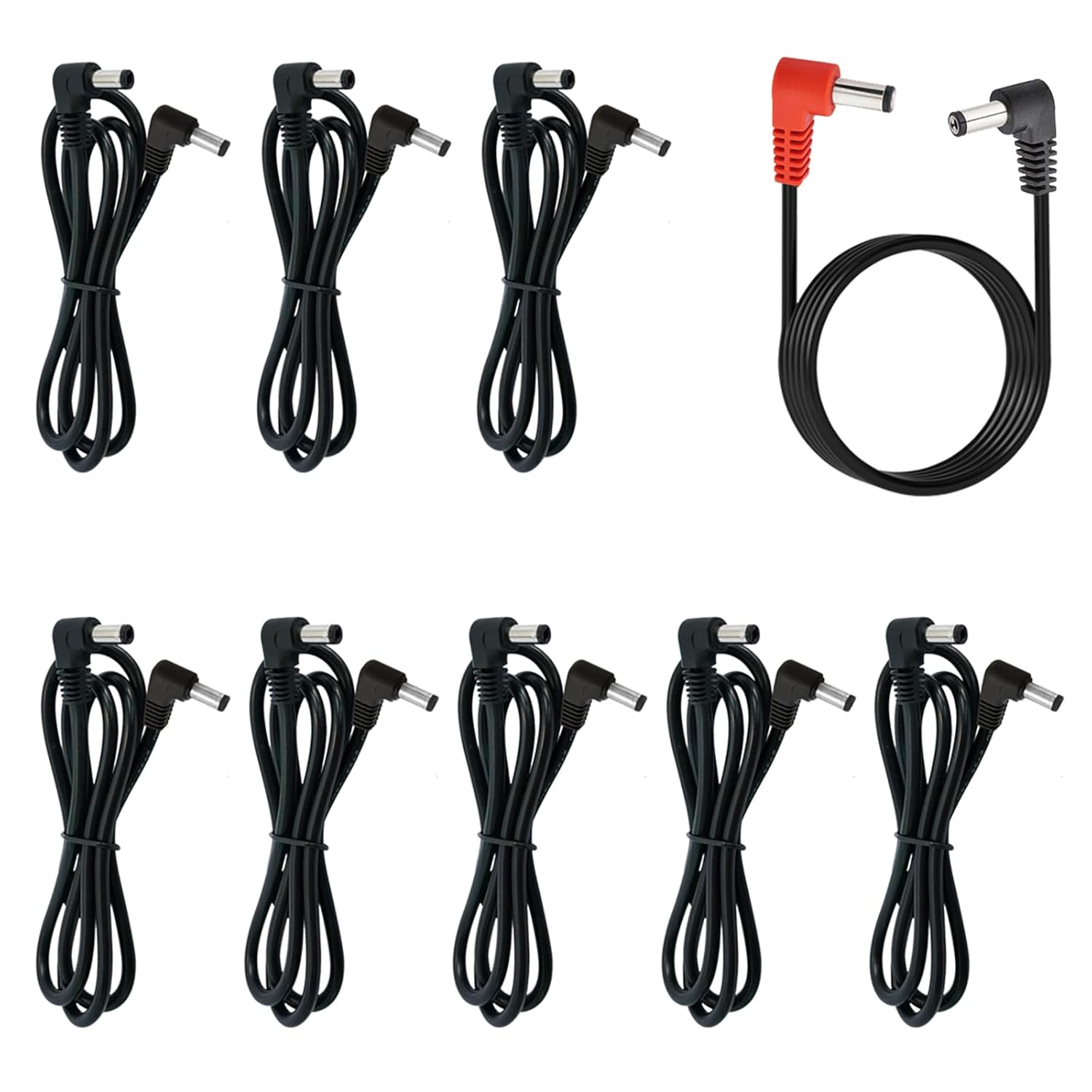 AYCRIT 12 Guitar Pedal Power Cable 9-Pack