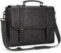 Durable Vintage Leather Messenger Bag for 15.6 inch Laptop