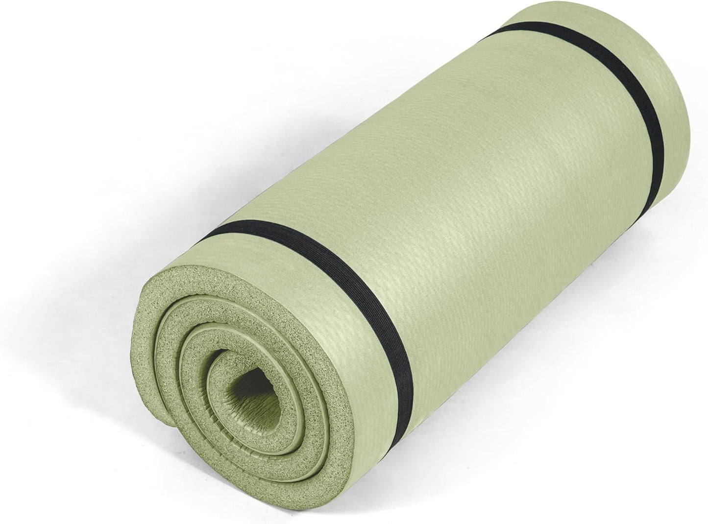 Tone Fitness 1-Inch Thick Yoga Mat for Comfort & Stability