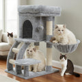 Heybly Cat Tree Tower - Cozy Condo with Plush Perches and Scratch