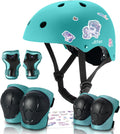 Kids Helmet and Pads Set for Skateboard & Bike - Adjustable Safety is