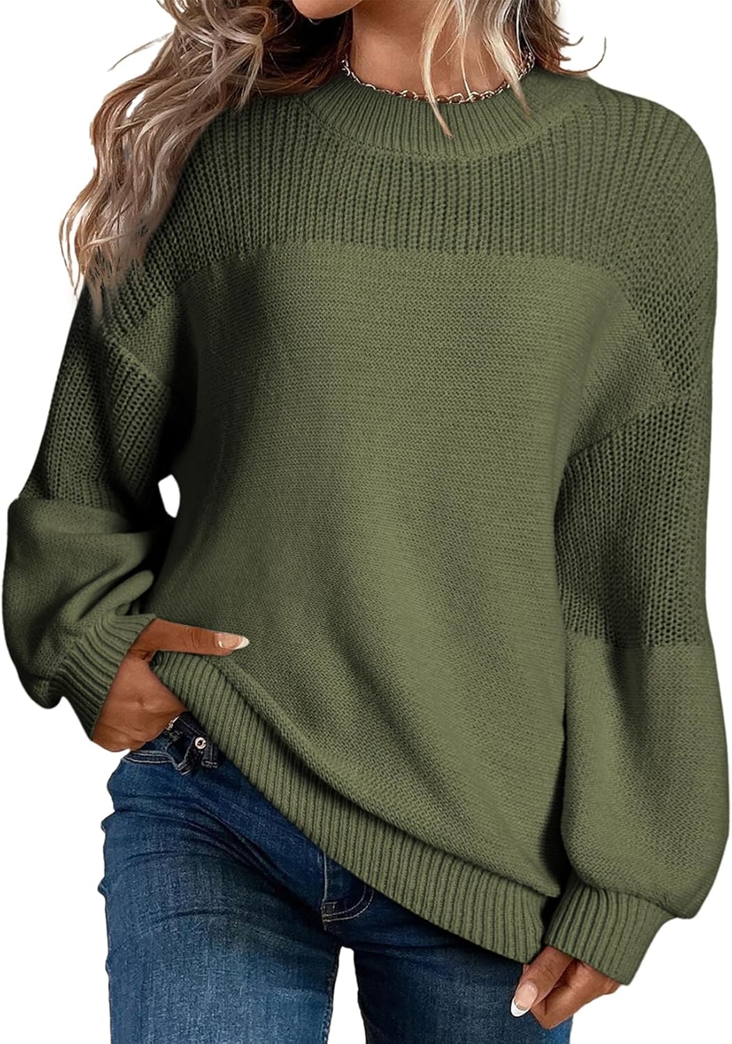 Dokotoo Women's Casual Long Sleeve Sweaters for Chic Style