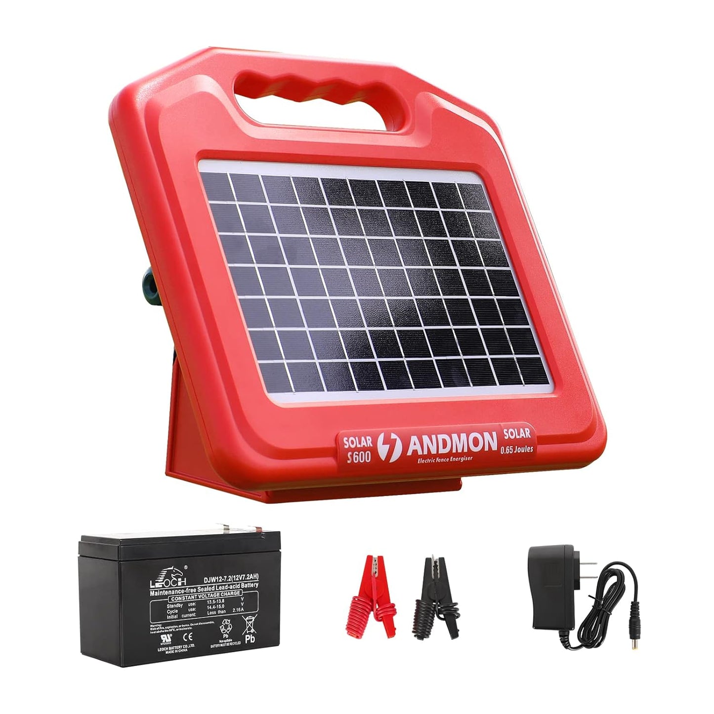 S600 Solar Electric Fence Charger for Livestock and Garden Use