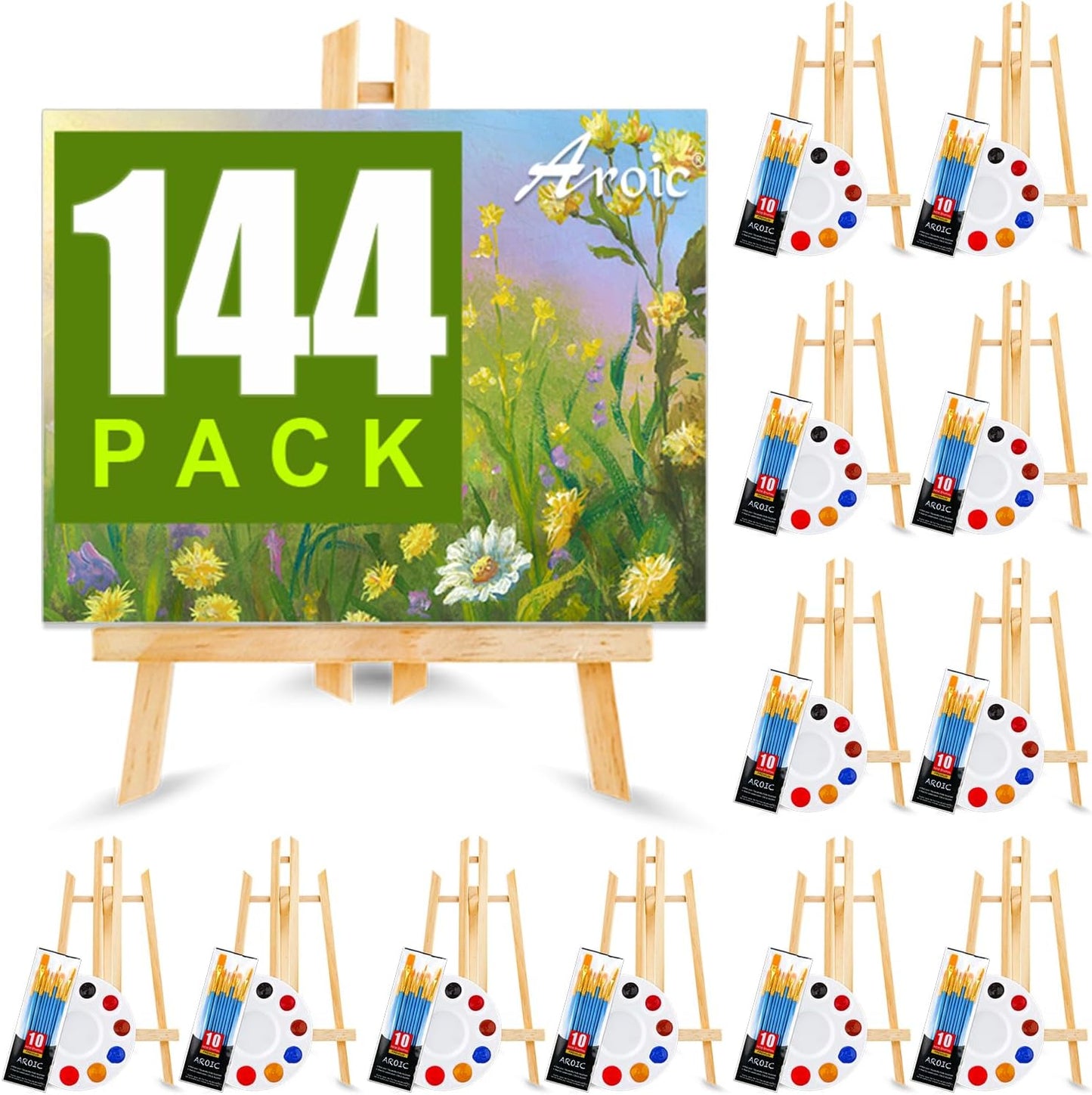 144 PCS Professional Painting Set for Kids & Adults Parties