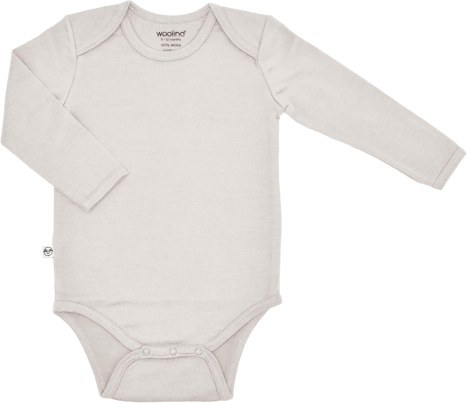Woolino 100% Superfine Merino Wool Baby Bodysuit for Comfort