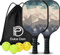 DULCE DOM Pickleball Paddles Set of 2/4 - USAPA Approved Training Set