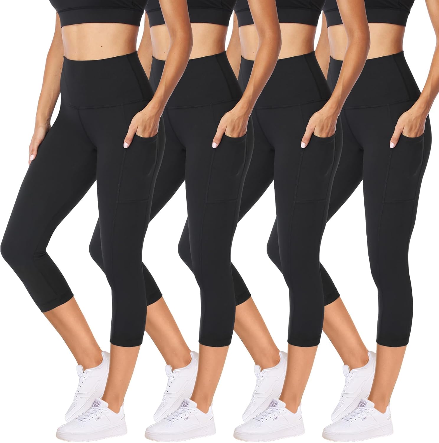 NexiEpoch High Waisted Tummy Control Leggings with Pockets