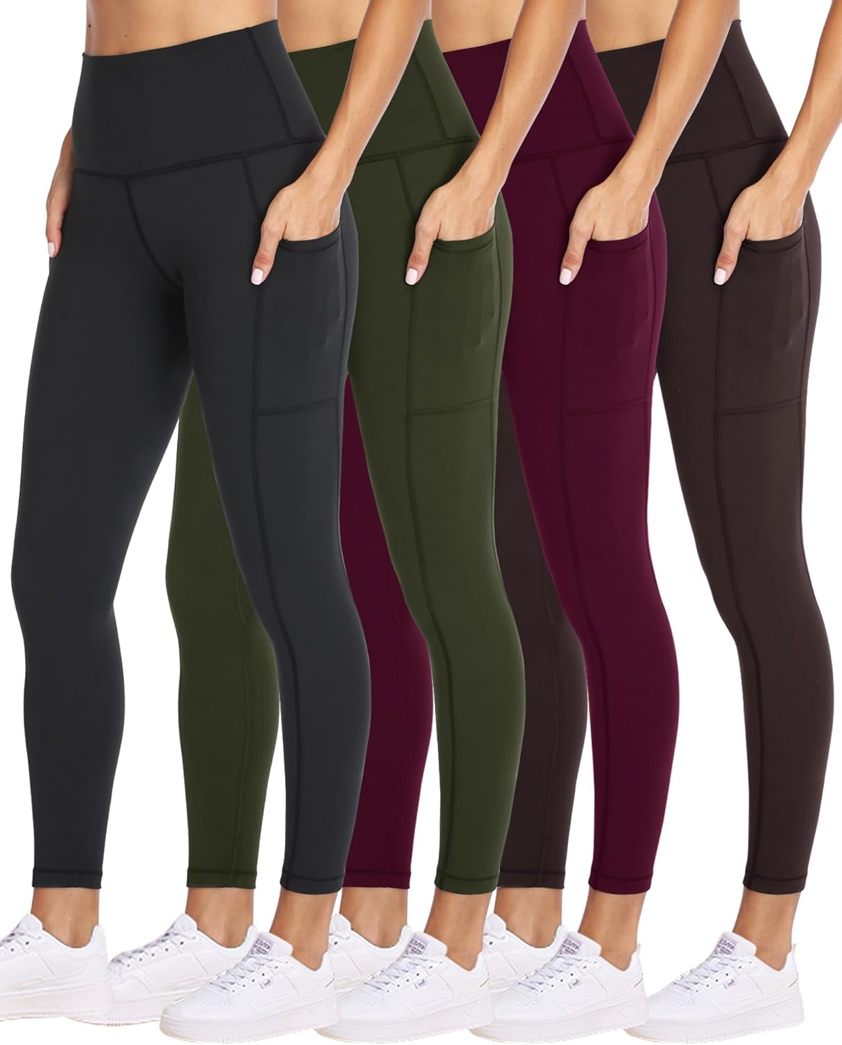 NexiEpoch High Waisted Tummy Control Leggings with Pockets