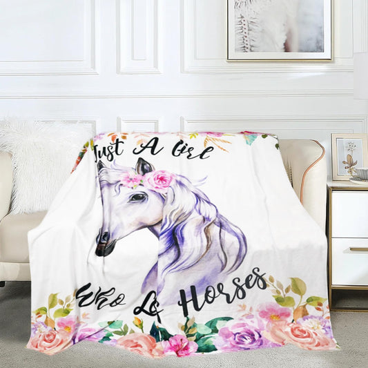 Floral Horse Blanket - Perfect Gift for Horse Lovers!