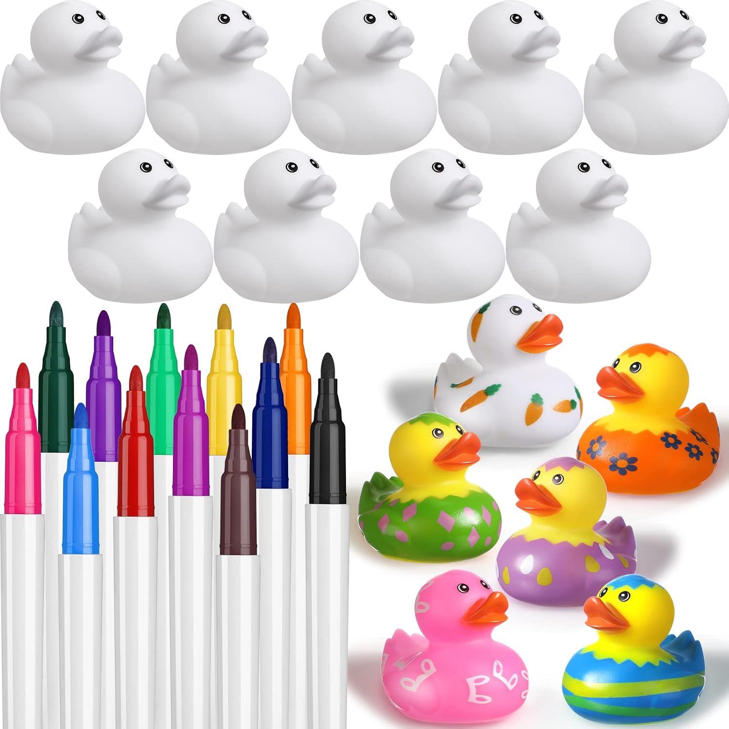 Creative Rubber Ducks for DIY Crafts and Party Favors Fun