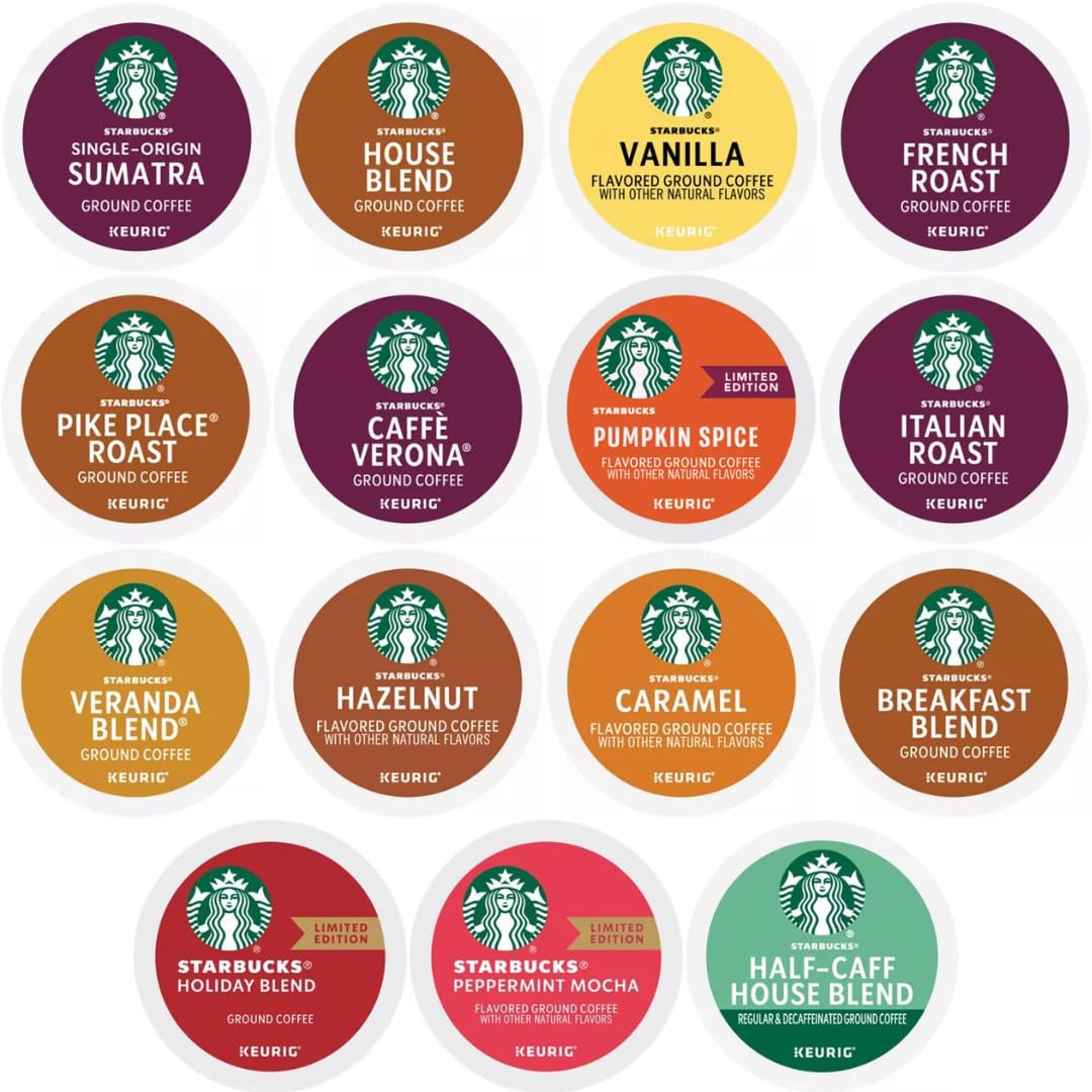 Starbucks K-Cup Variety Pack - 15 Flavors!