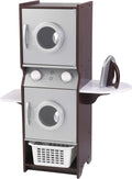 KidKraft Laundry Playset Stacking Washer and Dryer - Realistic Pretend