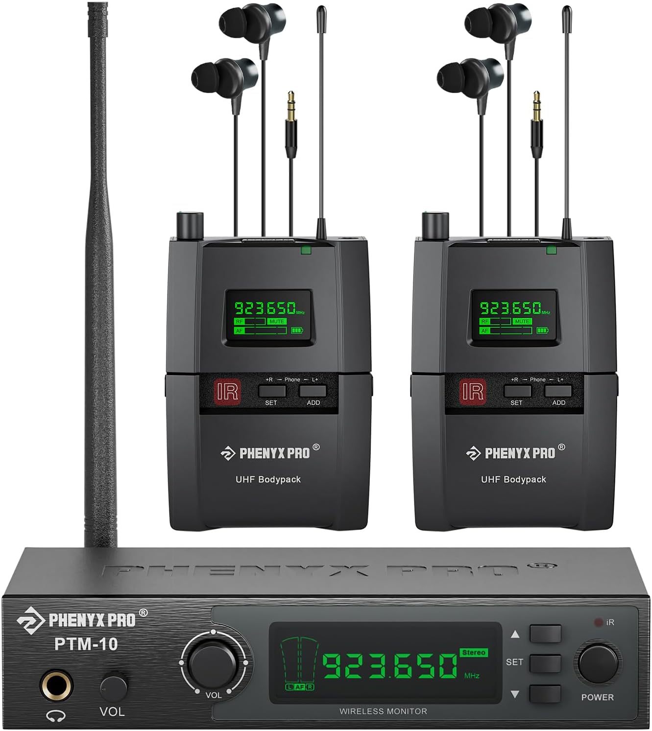 Phenyx Pro Wireless in Ear Monitor System for Musicians