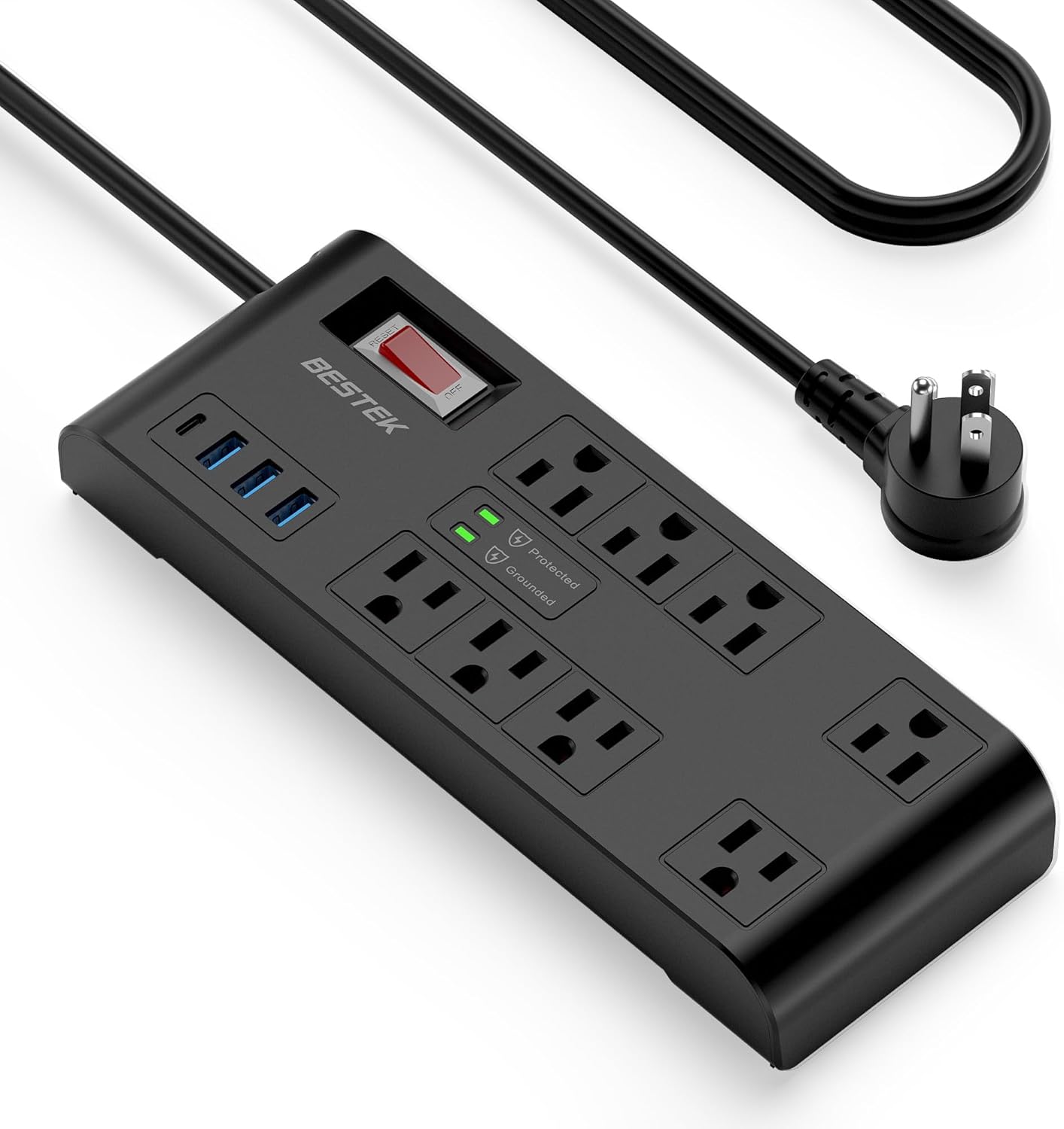 Ultimate Surge Protector: BESTEK 8-Outlet Power Strip