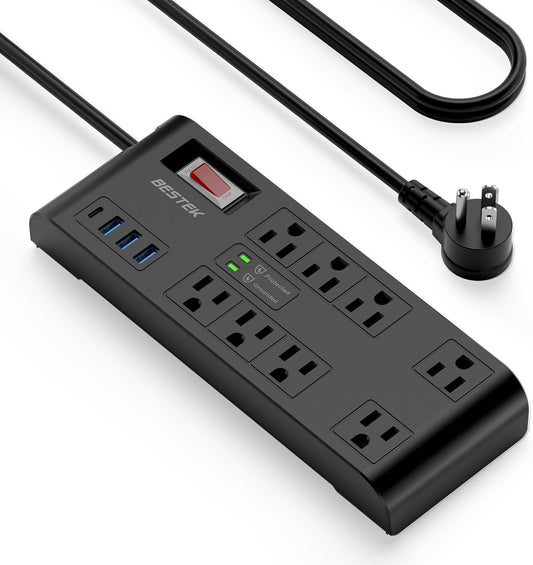 Ultimate Surge Protector: BESTEK 8-Outlet Power Strip