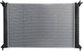 TRQ Radiator Assembly Aluminum Core Compatible with 11-19 Silverado