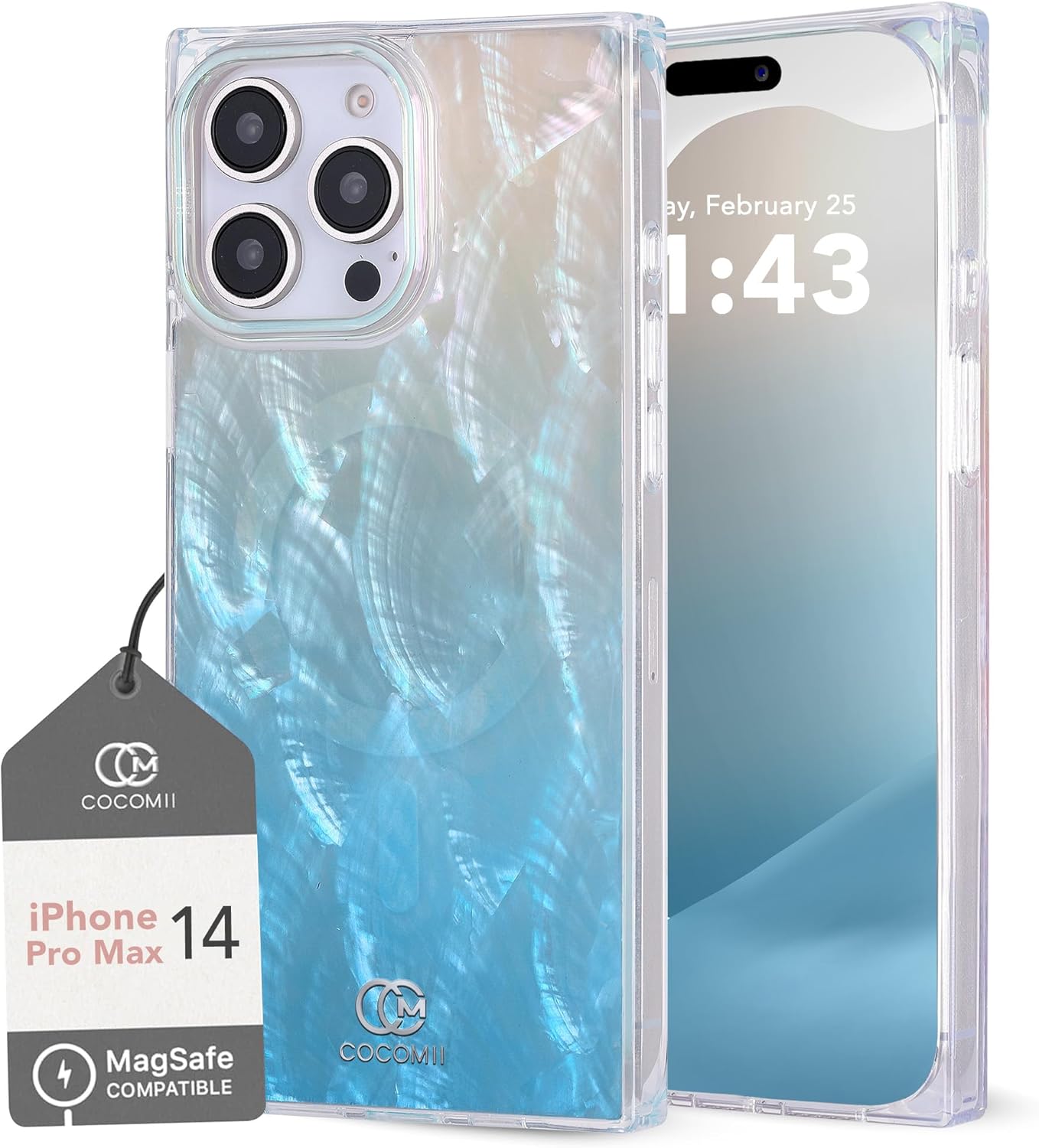 Cocomii Rectangle Case for iPhone 14 Pro Max with MagSafe