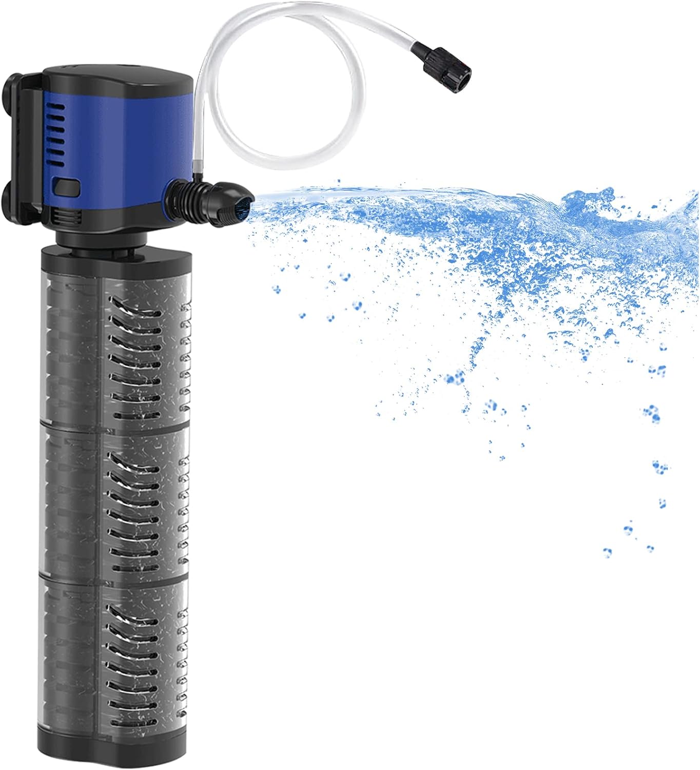 Powerful 660GPH Aquarium Filter for Large Fish Tanks & Ponds