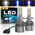 Mega Racer H7 Light Bulb 3-Color Changing Fog Lamp Pack of 2 - Plug