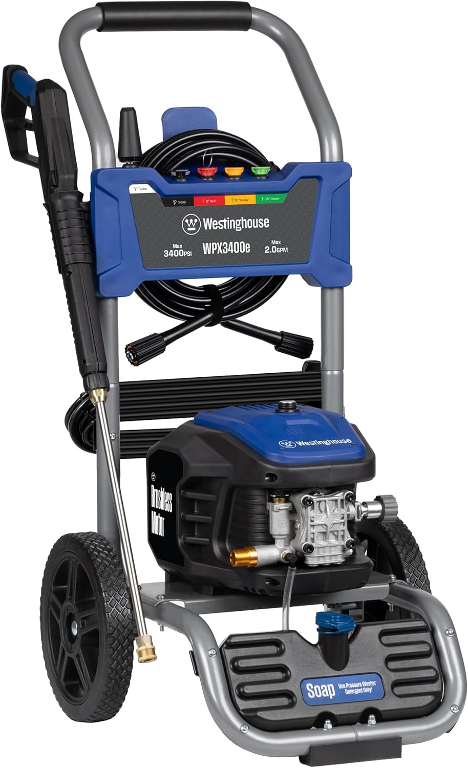 Westinghouse 3400 PSI Electric Pressure Washer - Powerful & Versatile!