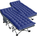 LILYPELLE Folding Camping Cot XXL - Extra Wide Heavy Duty Cot