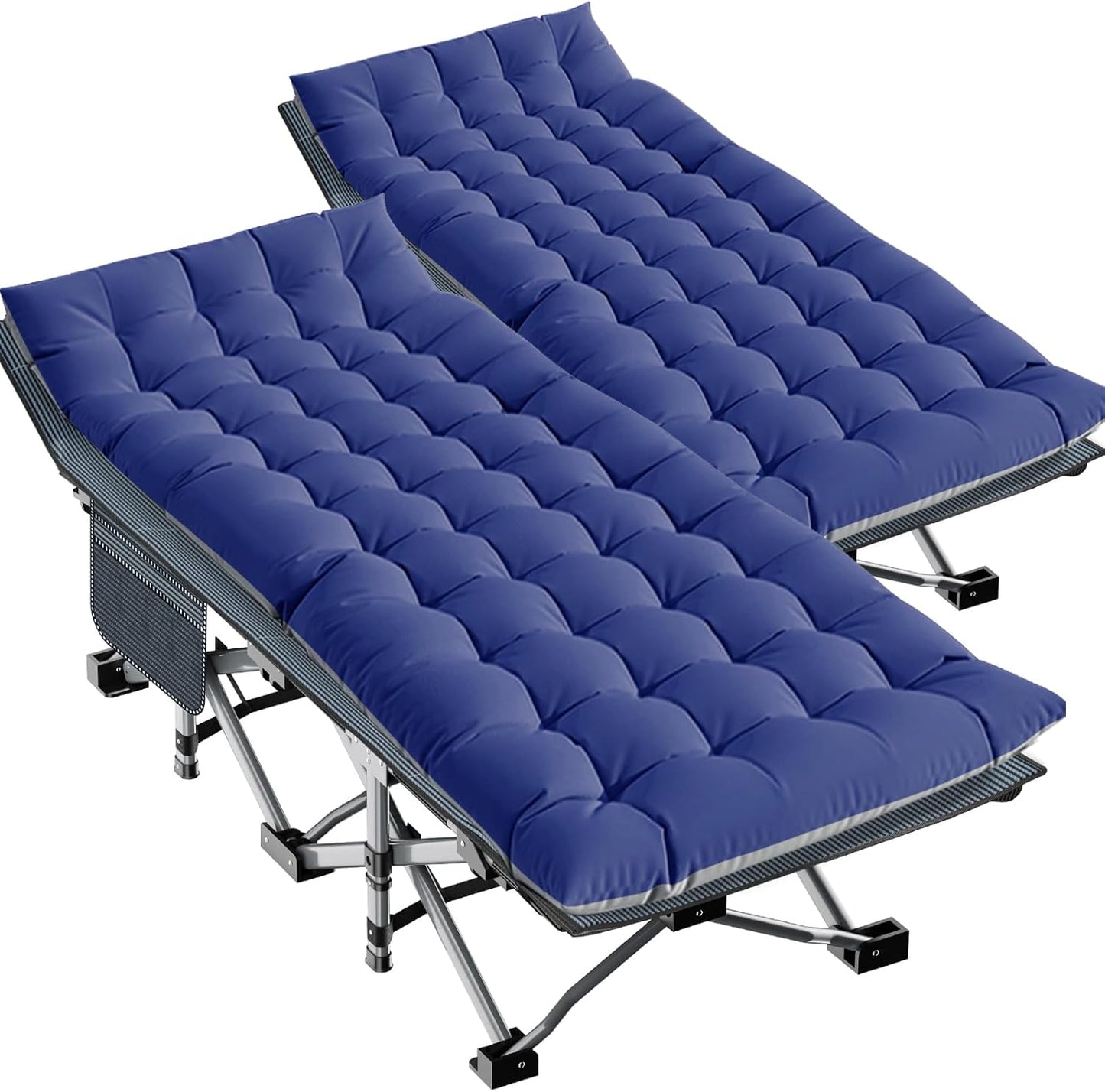 Folding Camping Cot Extra Wide Heavy Duty Sleeping Cots