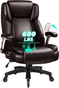 VITESSE 600lbs Big and Tall Office Chair with Flip up Armrests - Heavy