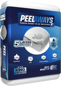 Peelaways Waterproof Disposable Bed Sheets - Easy Caregiving Solution