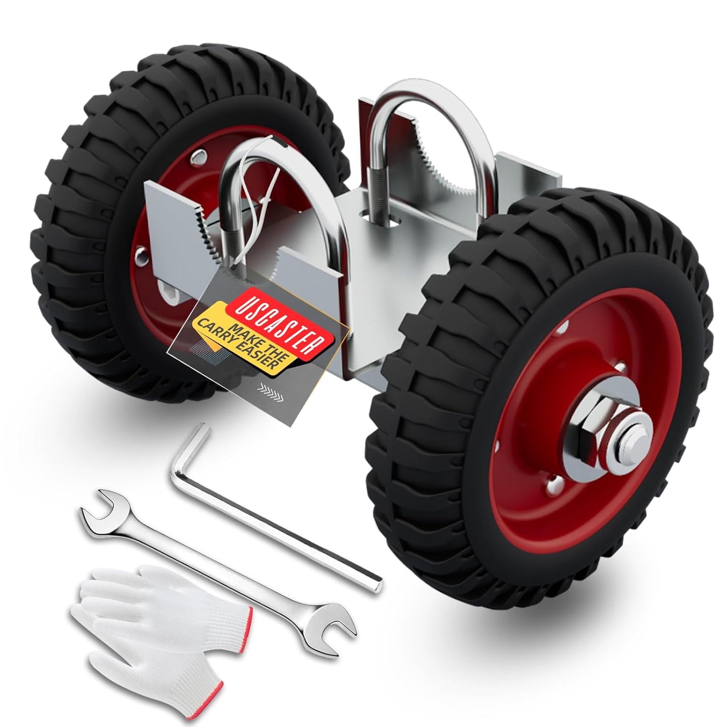 6 Inch Heavy Duty Rubber Rolling Gate Wheel for Metal Gates