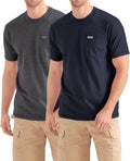 Wrangler Big and Tall T-Shirts for Men - 2 Pack Cotton Pocket Tees