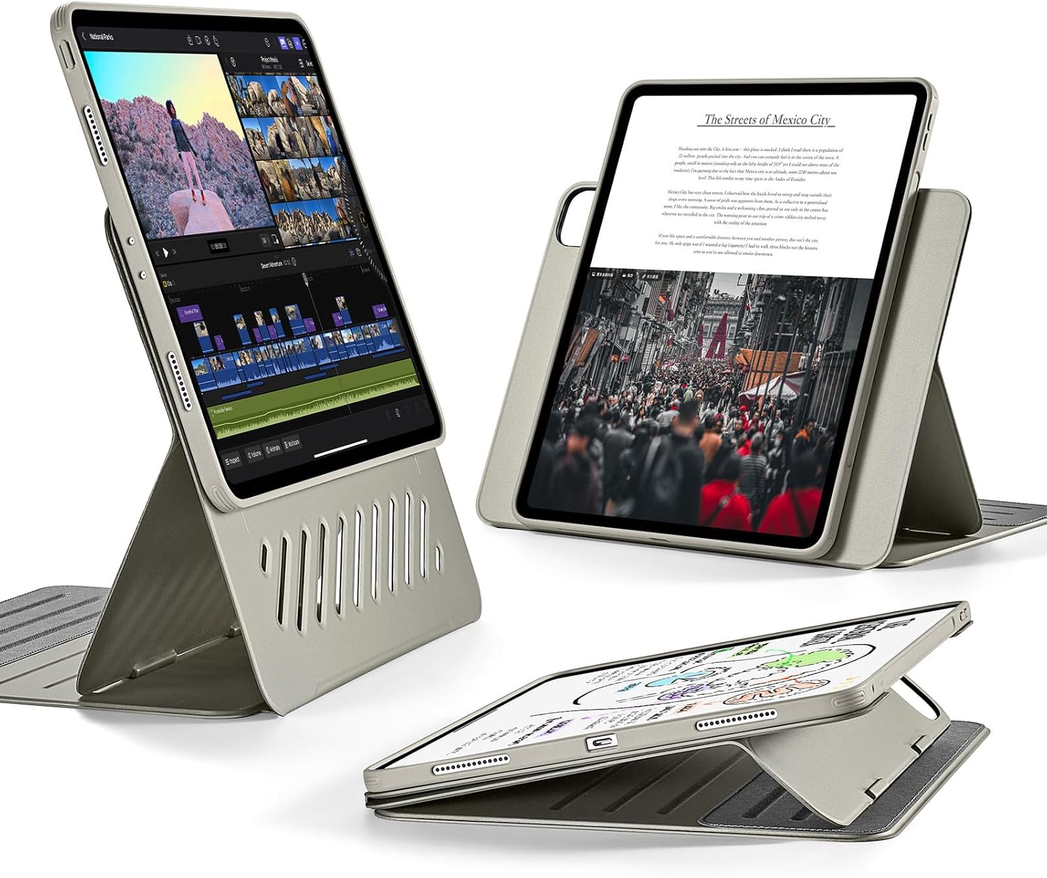 ESR iPad Pro 12.9 Case with Adjustable Stand and Magnetic Cover