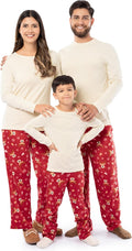 Men Matching Holiday Family Sleep Pajama Set - Festive Cotton Blend