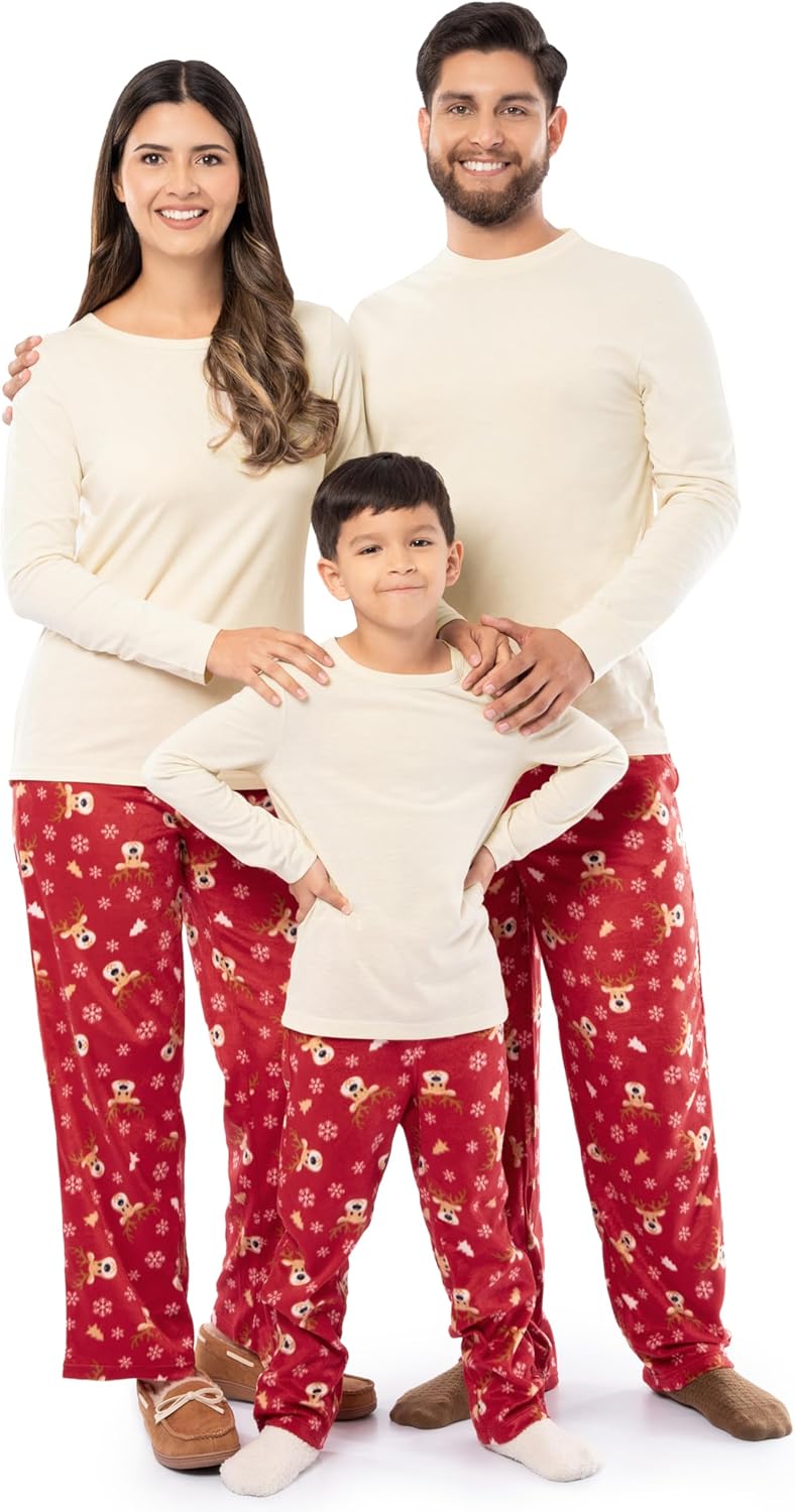 Matching Holiday Family Sleep Pajama Set for Men, Women, Kids
