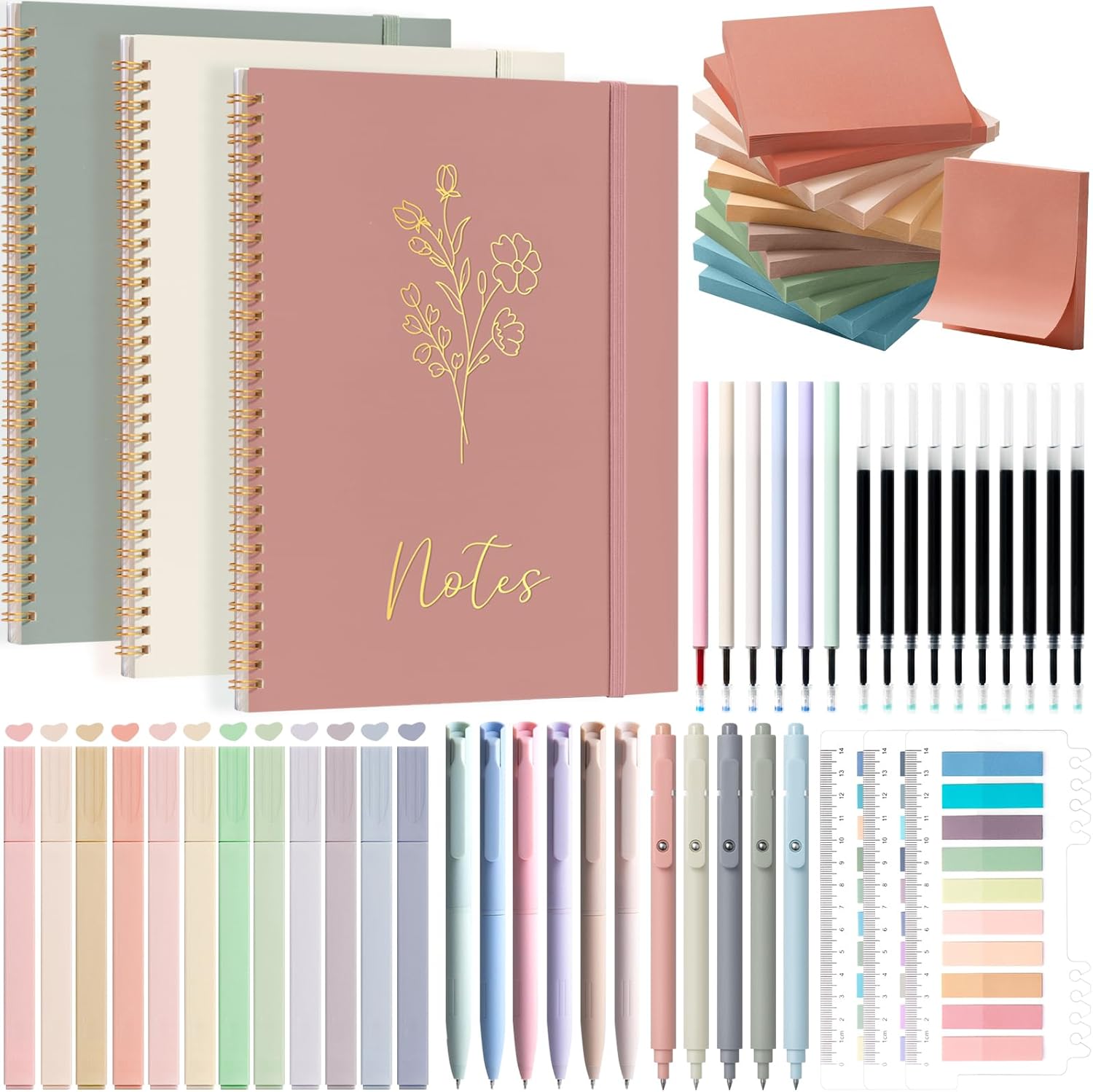 58PCS Aesthetic School Supplies Set for Stylish Students
