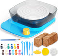 Catcrafter Complete Pottery Wheel for Kids - Portable Rechargeable Kit