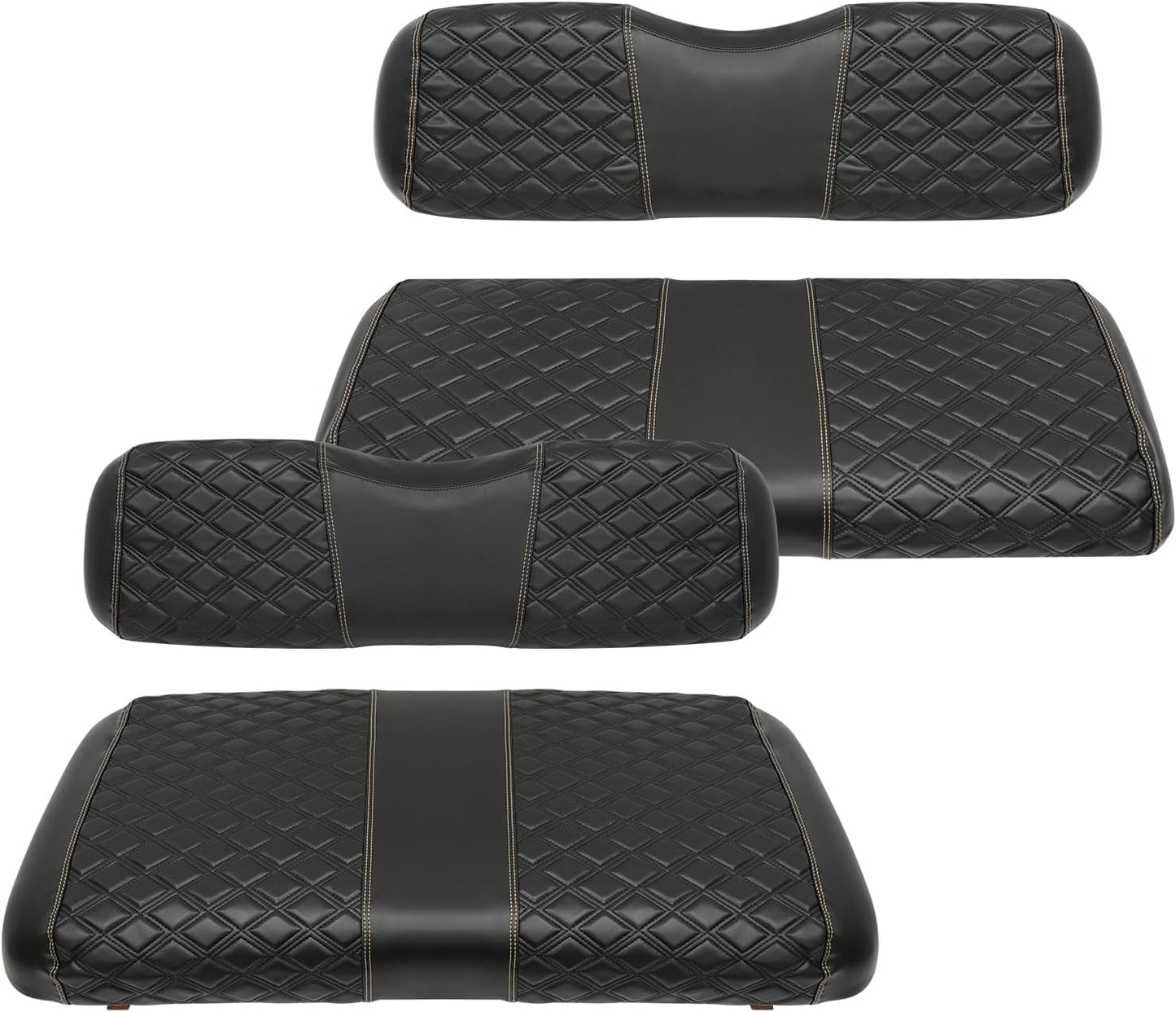 Golf Cart Seat Covers Waterproof Vinyl for EZGO TXT 1994-2013