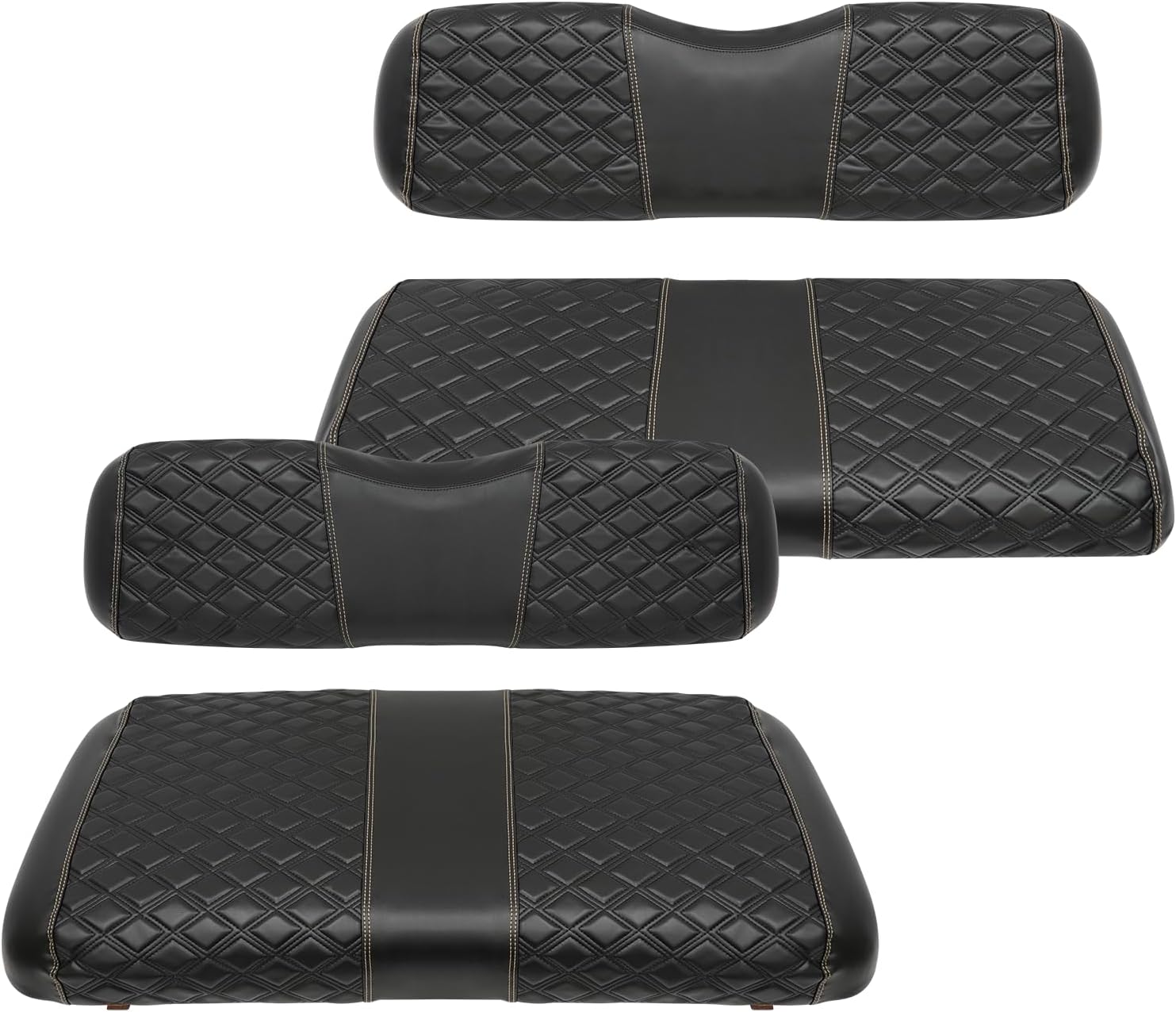 Golf Cart Seat Covers Waterproof Vinyl for EZGO TXT 1994-2013