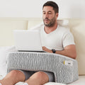 Lap Desk Pillow for Bed and Laptop - Ergonomic Memory Foam Support