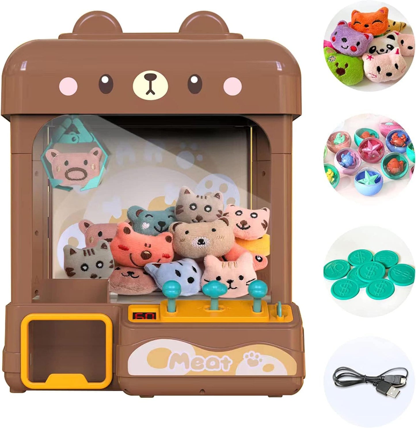 Large Claw Machine for Kids and Adults with Fun Prizes