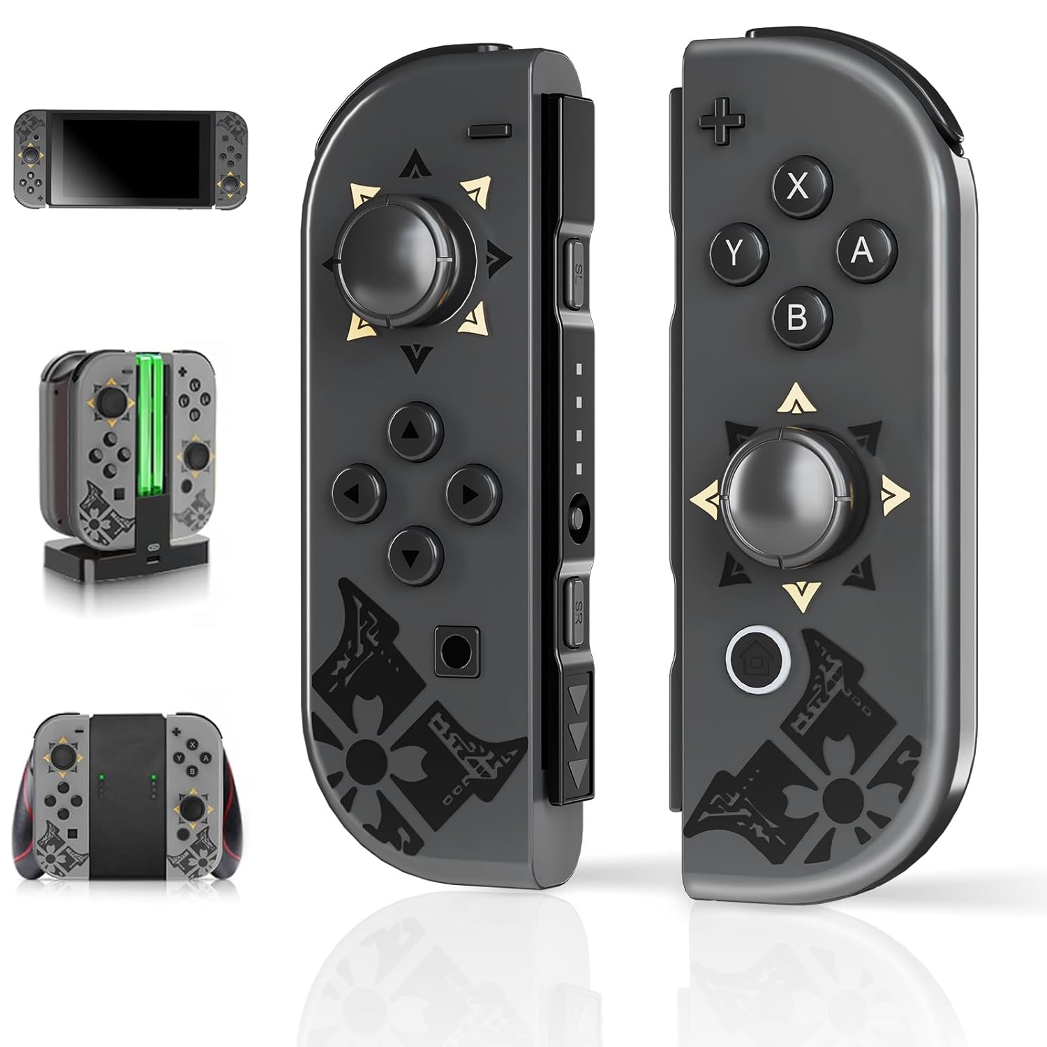 Hqeeun Wireless Controller for Switch with Dual Vibration Support