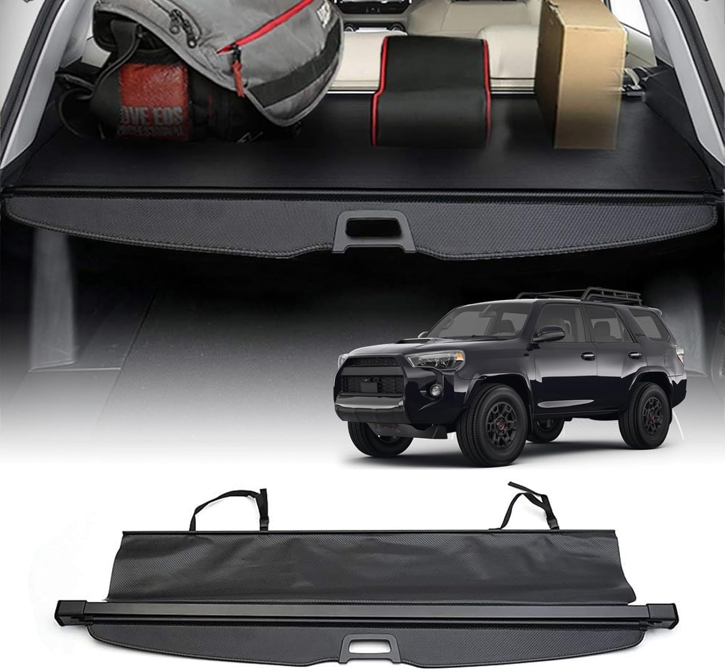 Powerty Cargo Cover for 2010-2024 Toyota 4Runner Trunk Shield