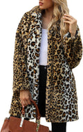 TOPONSKY Womens Winter Warm Lapel Faux Fur Coat - Cozy (Style PPQ1)