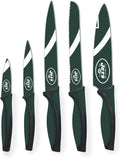 NFL New York Jets 5-Piece Kitchen Knife Set - Team Spirit Cutlery