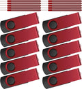 Kepmem Bulk Flash Drive 64GB Pack of 10 - Reliable USB 2.0 Storage